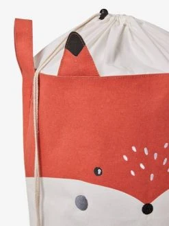 Panier à Linge Renard Blanc Imprimé - Vertbaudet -Boutique Vertbaudet panier a linge renard 2