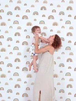 Papier Peint Arc-en-ciel Sunny LILIPINSO Multicolore - Lilipinso -Boutique Vertbaudet papier peint arc en ciel sunny lilipinso 2