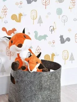 Papier Peint Intissé Lilipinso Fleurs Sur Fond Sombre - Lilipinso -Boutique Vertbaudet papier peint intisse lilipinso 4