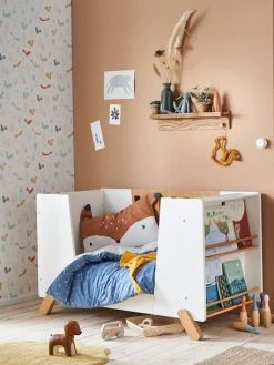 Papier Peint Intissé Lilipinso Fleurs Sur Fond Sombre - Lilipinso -Boutique Vertbaudet papier peint intisse lilipinso 5