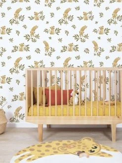 Papier Peint Léopard Savane Felidae LILIPINSO Ocre - Lilipinso 7 Papier Peint Léopard Savane Felidae LILIPINSO Ocre - Lilipinso -Boutique Vertbaudet papier peint leopard savane felidae lilipinso 2
