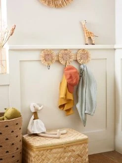 Patère Lions En Raphia Bois/raphia - Vertbaudet -Boutique Vertbaudet patere lions en raphia 2