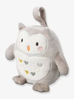 Peluche Aide Au Sommeil Rechargeable TOMMEE TIPPEE Ollie La Chouette Gris Clair/blanc - Tommee Tippee -Boutique Vertbaudet peluche aide au sommeil rechargeable tommee tippee ollie la chouette 2