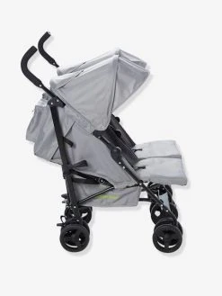 Poussette-canne Double Vertbaudet CityA2 Gris Clair - Vertbaudet -Boutique Vertbaudet poussette canne double vertbaudet citya2 2