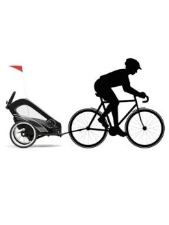 Poussette Zeno Bike One Box CYBEX Noir - Cybex -Boutique Vertbaudet poussette zeno bike one box cybex 4