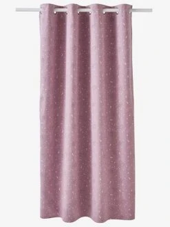 Rideau Occultant MISS CONSTELLATION Parme Foncé - Vertbaudet -Boutique Vertbaudet rideau occultant miss constellation 1