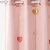 Rideau Tamisant Guirlande Coeurs Rose - Vertbaudet -Boutique Vertbaudet rideau tamisant guirlande coeurs