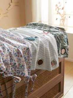 Rideau Voilage PLACE DU LILAS écru / Multicolore - Vertbaudet -Boutique Vertbaudet rideau voilage place du lilas 3