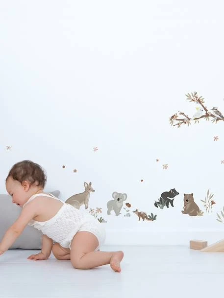 Stickers Animaux D'Australie Lilydale LILIPINSO Gris - Lilipinso 4 Stickers Animaux D'Australie Lilydale LILIPINSO Gris - Lilipinso – Image 2