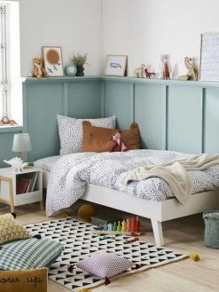 Tapis à Pompons Et Triangles Atlas Noir Et Blanc - Vertbaudet -Boutique Vertbaudet tapis a pompons et triangles atlas 4