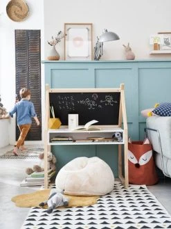 Tapis à Pompons Et Triangles Atlas Noir Et Blanc - Vertbaudet -Boutique Vertbaudet tapis a pompons et triangles atlas 5