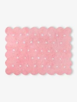 Tapis Coton Lavable Biscuit à Pois LORENA CANALS Rose - Lorena Canals -Boutique Vertbaudet tapis coton lavable biscuit a pois lorena canals 2