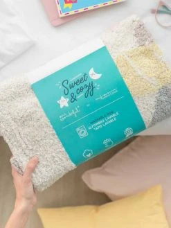 Tapis Coton Lavable Licorne Believe In Yourself LORENA CANALS Gris - Lorena Canals -Boutique Vertbaudet tapis coton lavable licorne believe in yourself lorena canals 2