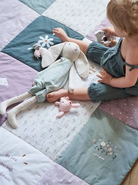 Tapis De Sol Patchwork DOUCE PROVENCE Parme / Multicolore - Vertbaudet 5 Tapis De Sol Patchwork DOUCE PROVENCE Parme / Multicolore - Vertbaudet – Image 3