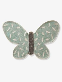 Tapis En éponge Papillon Bleu/blanc - Vertbaudet -Boutique Vertbaudet tapis en eponge papillon 1