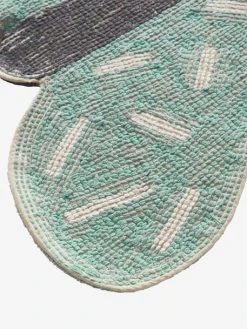 Tapis En éponge Papillon Bleu/blanc - Vertbaudet -Boutique Vertbaudet tapis en eponge papillon 4