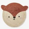 Tapis Jute Renard Marron Moyen Uni Avec Decor - Vertbaudet -Boutique Vertbaudet tapis jute renard