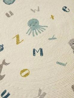 Tapis Rond Abécédaire Marin Ivoire - Vertbaudet 8 Tapis Rond Abécédaire Marin Ivoire - Vertbaudet -Boutique Vertbaudet tapis rond abecedaire marin 2