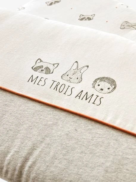 Tour De Lit En Coton Bio* MINI COMPAGNIE écru / Gris - Vertbaudet 4 Tour De Lit En Coton Bio* MINI COMPAGNIE écru / Gris - Vertbaudet – Image 2