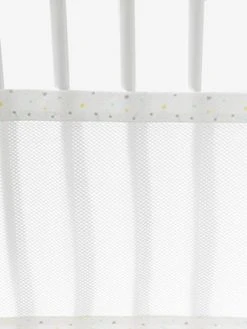 Tour De Lit Respirant Etoiles Du Soir Blanc - Vertbaudet -Boutique Vertbaudet tour de lit respirant etoiles du soir 1