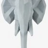 Trophée Mural éléphant Lumineux Gris - Vertbaudet -Boutique Vertbaudet trophee mural elephant lumineux
