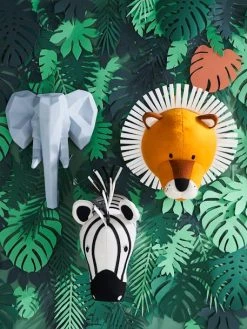 Trophée Mural Lion Orange - Vertbaudet -Boutique Vertbaudet trophee mural lion 4